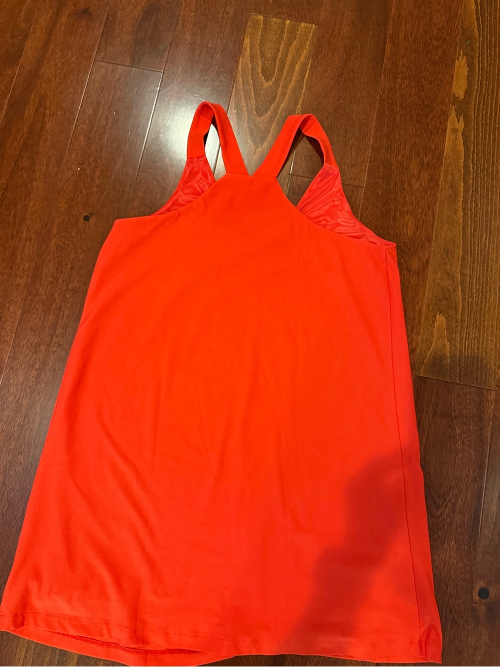 Mango Red V-Neck Crossback Dress
